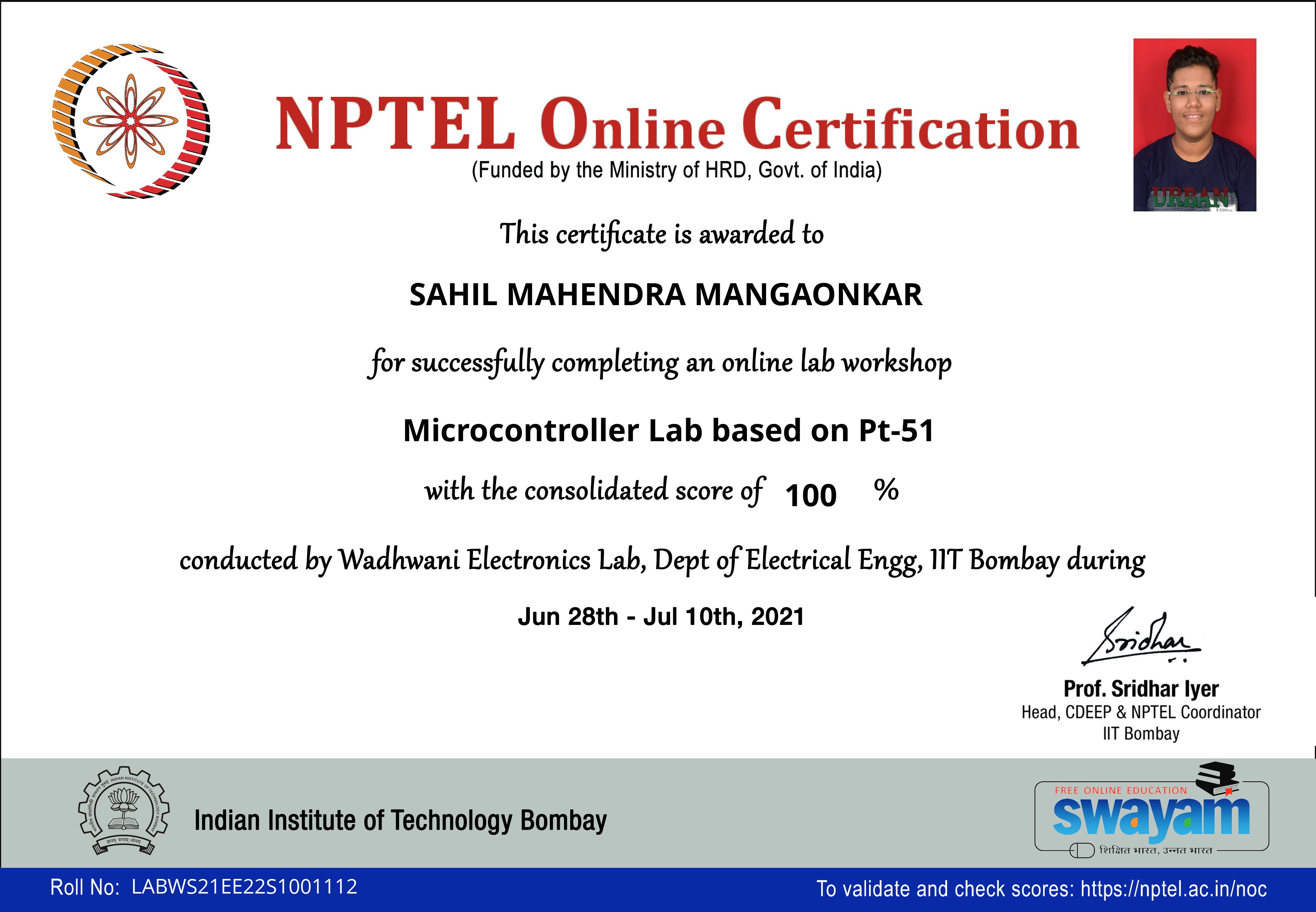 Sahil Lab Sahil Mahendra M. - Research and Lab assistant at University of ...