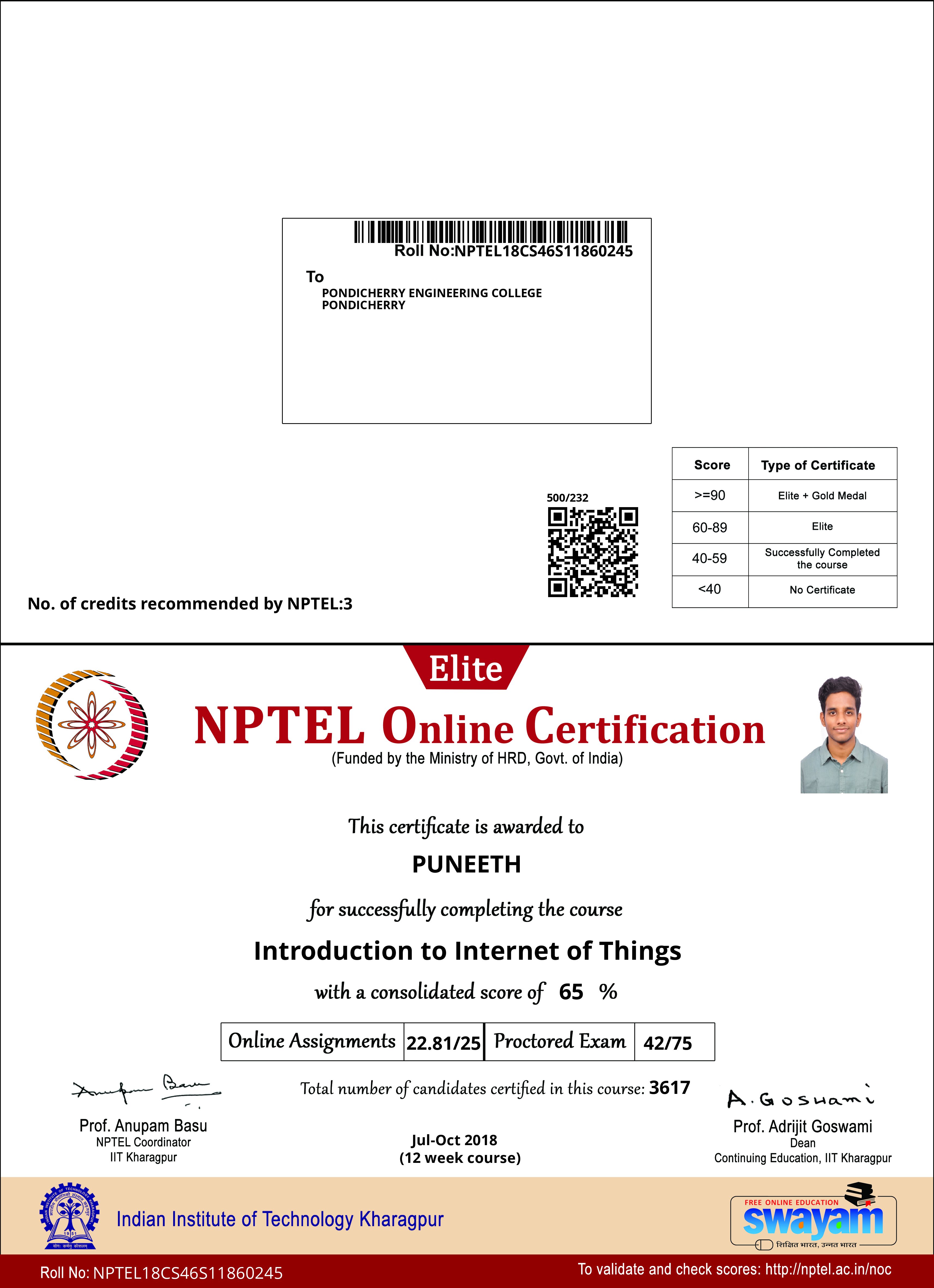 Cs Puneeth Puneeth Virushabadas - Ouro | LinkedIn