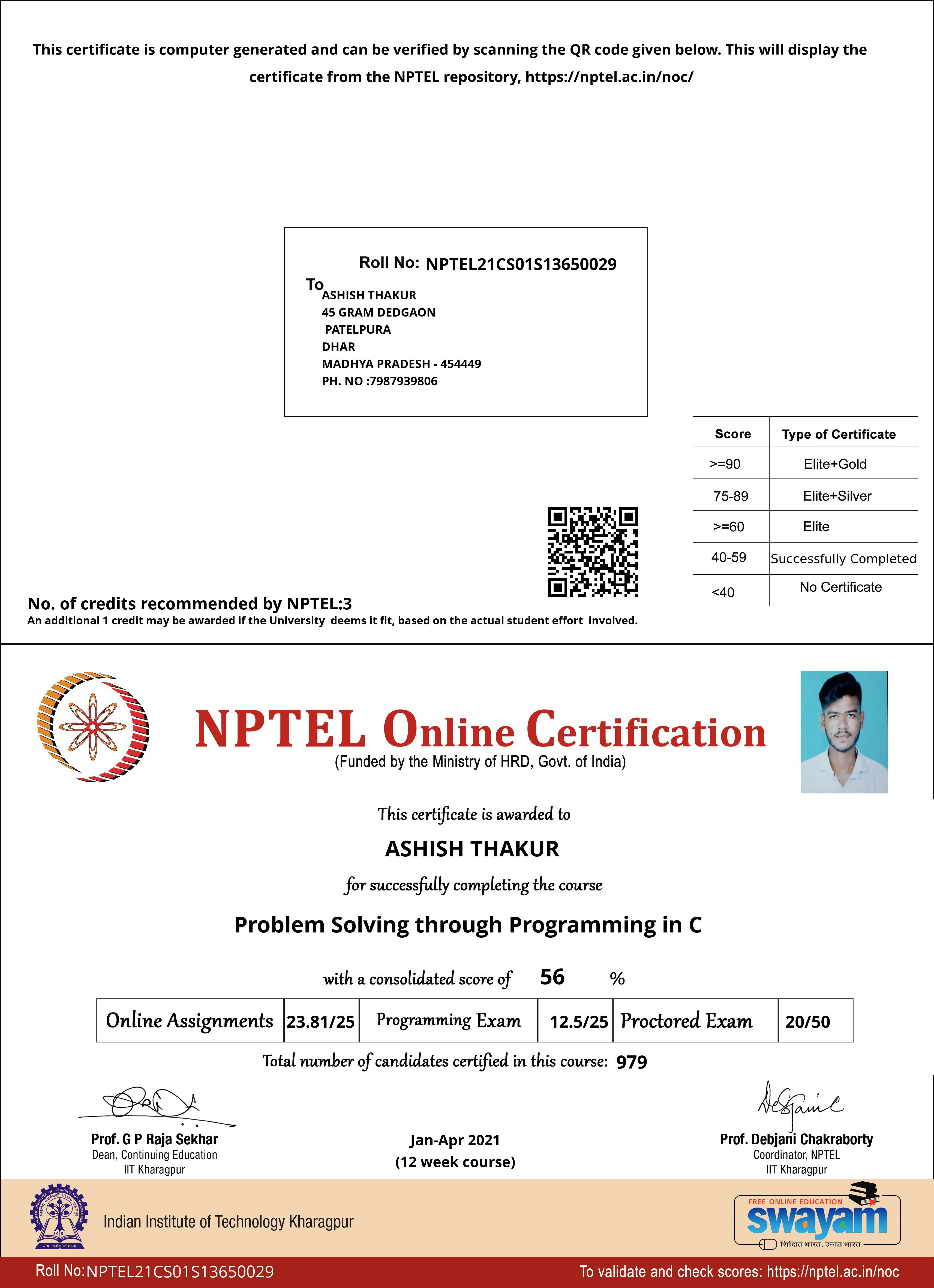 Ashish Thakur - Full Stack Developer | Java | Python | C | HTML | CSS ...