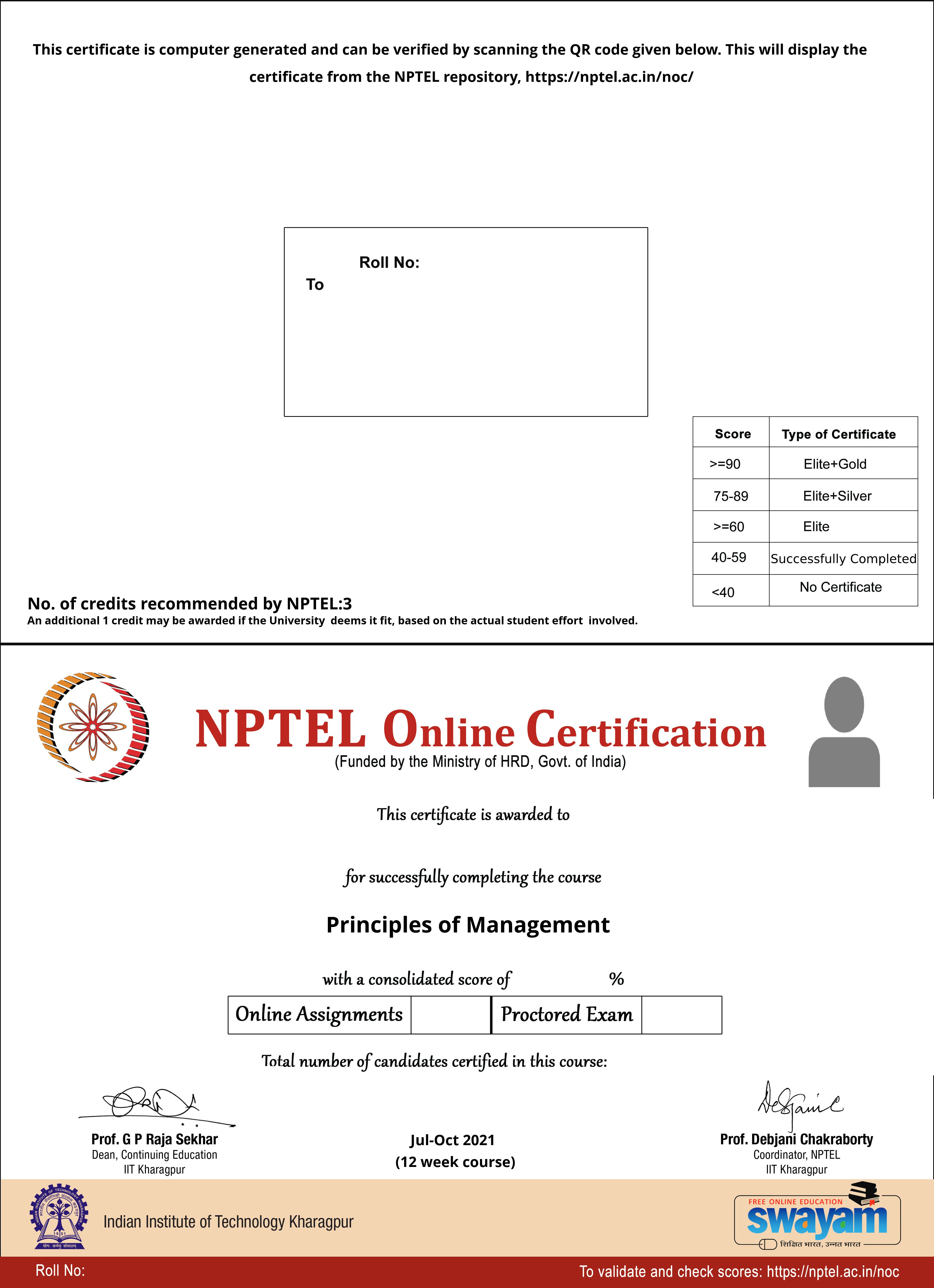nptel principles of management assignment 5 answers 2022