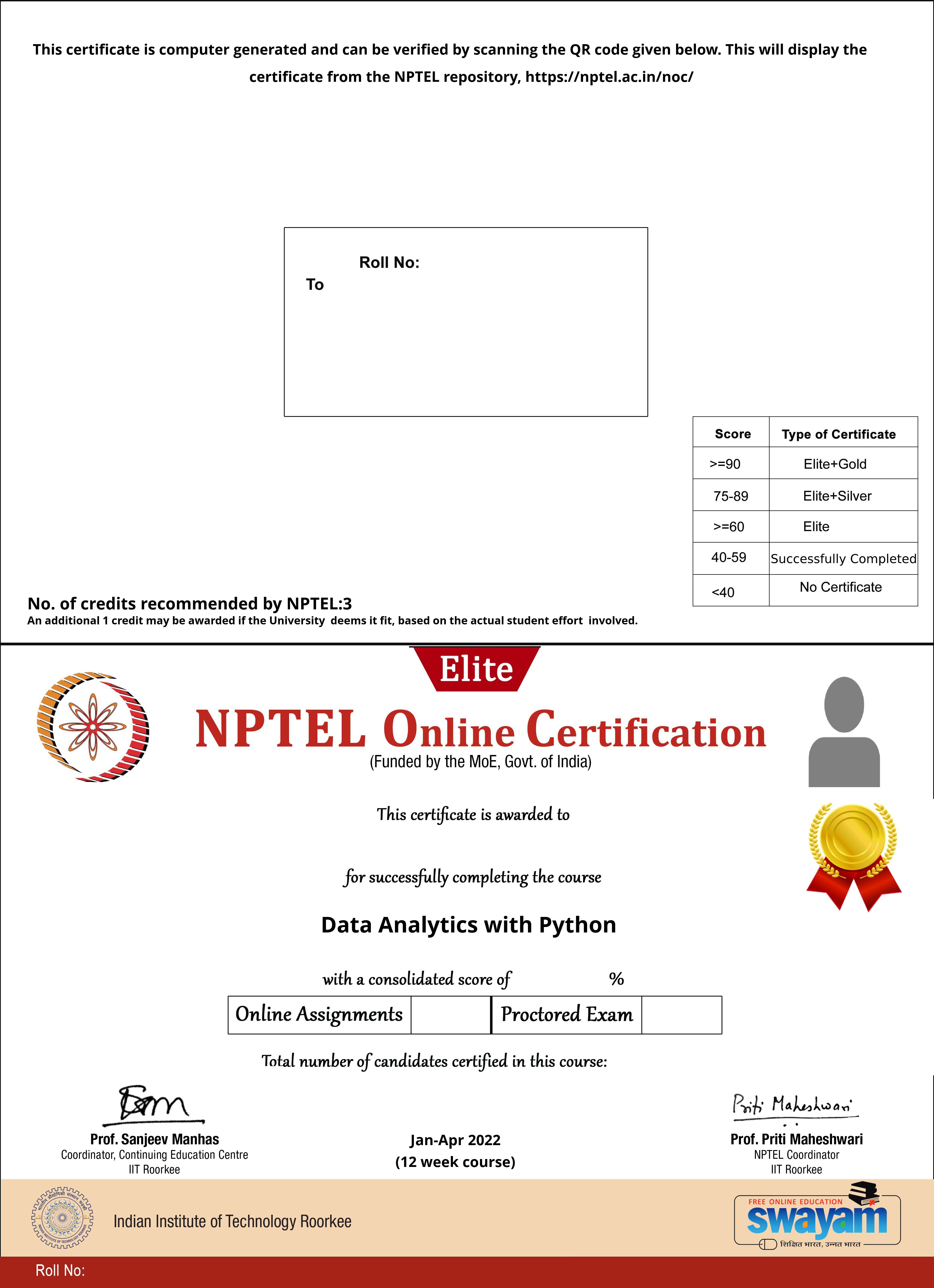 nptel python for data science assignment answers 2021