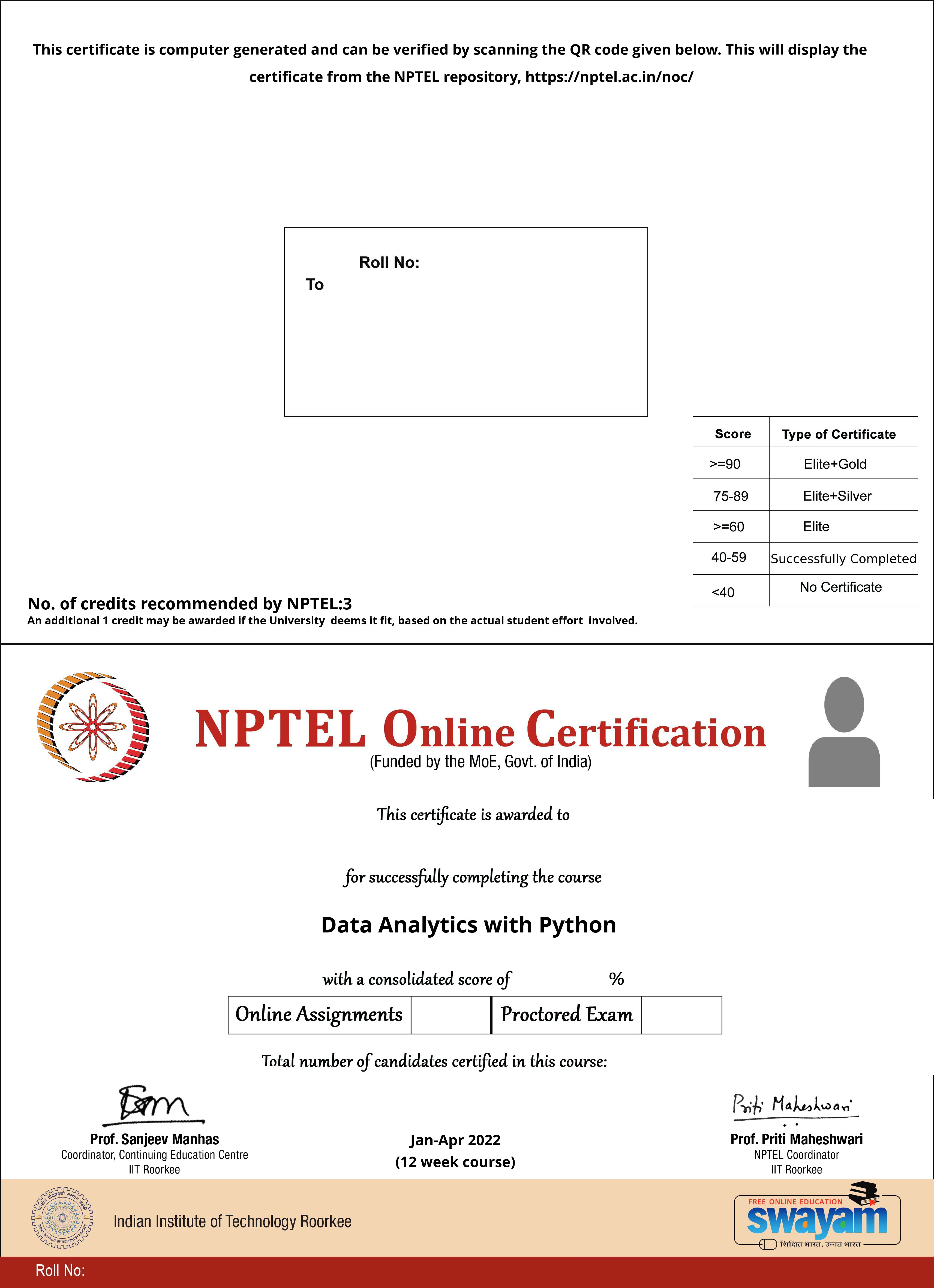 nptel python for data science assignment answers 2021