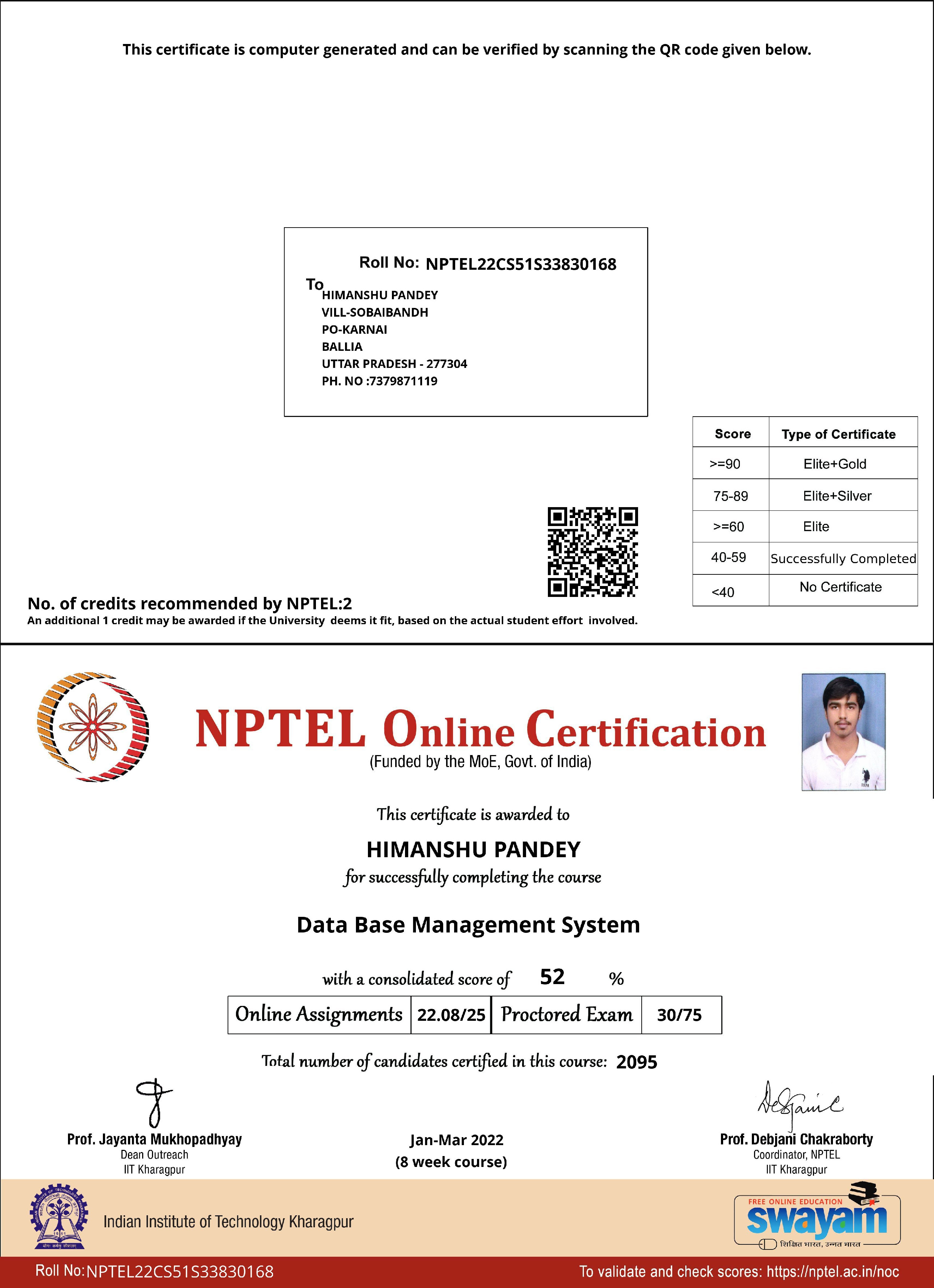 Himanshu Pandey - Computer Science Engineer | Java | DSA | AI & Gen-AI ...