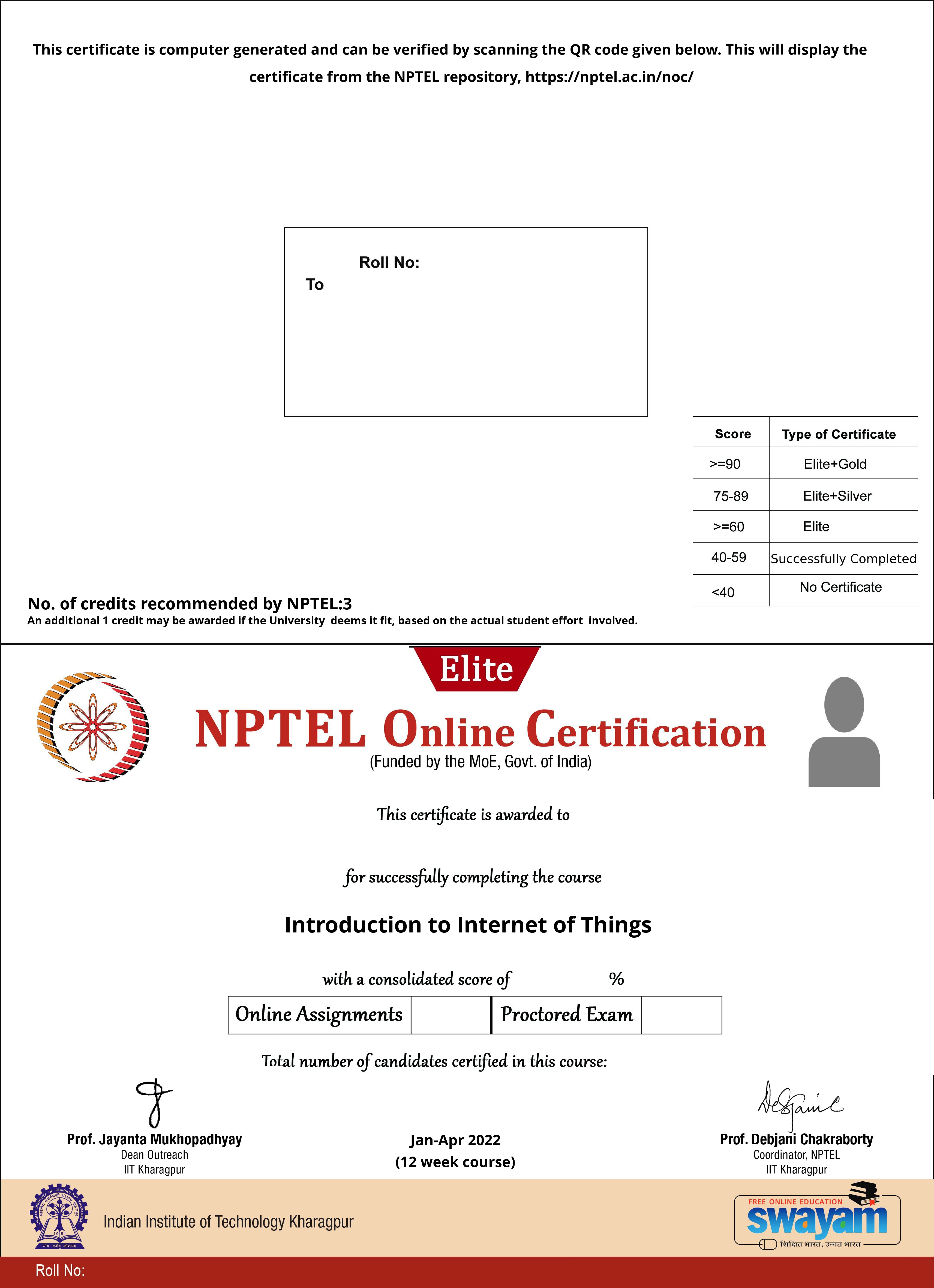 nptel introduction to internet of things assignment answers 2022