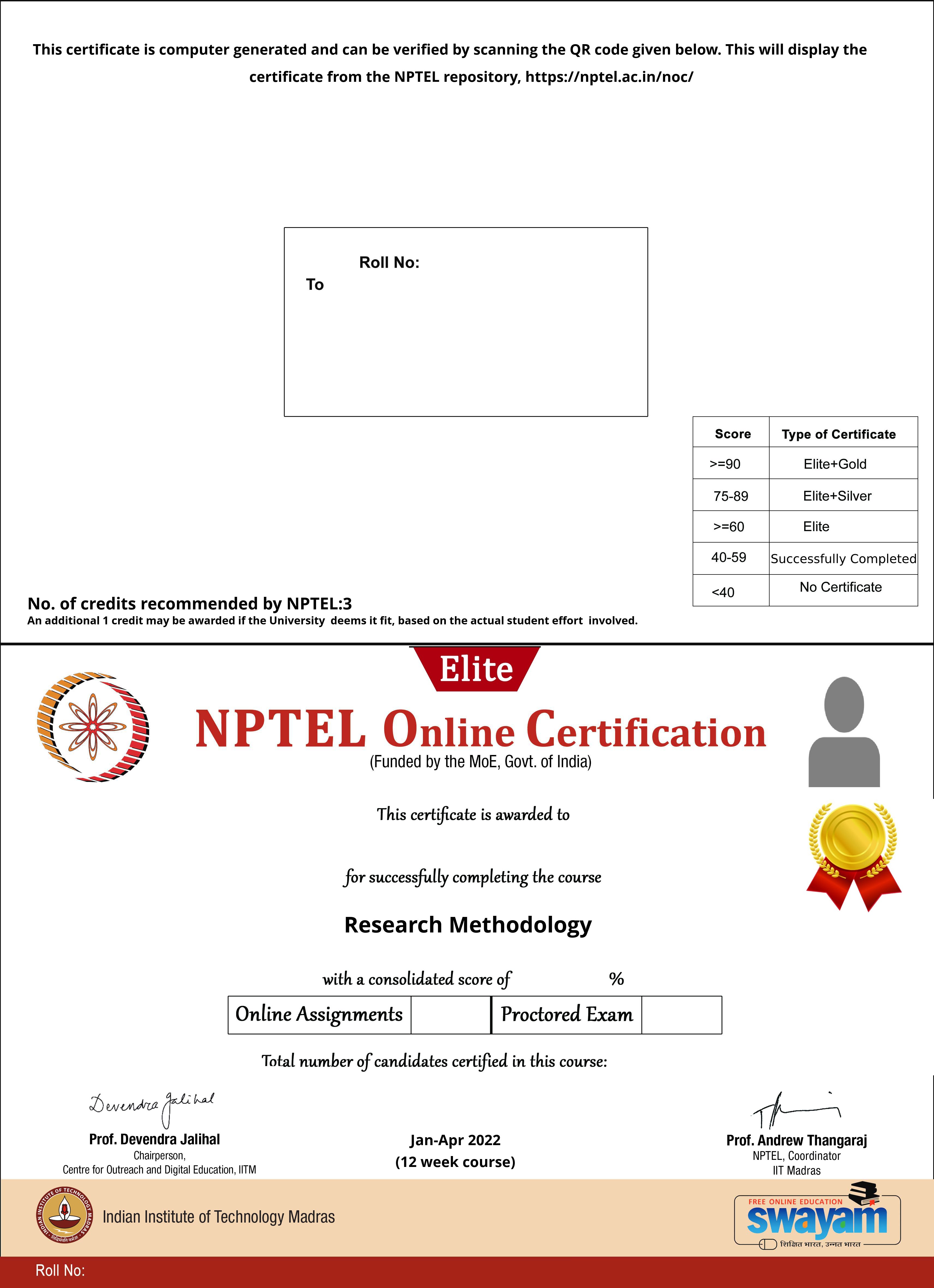 nptel research methodology assignment answers 2023 week 5