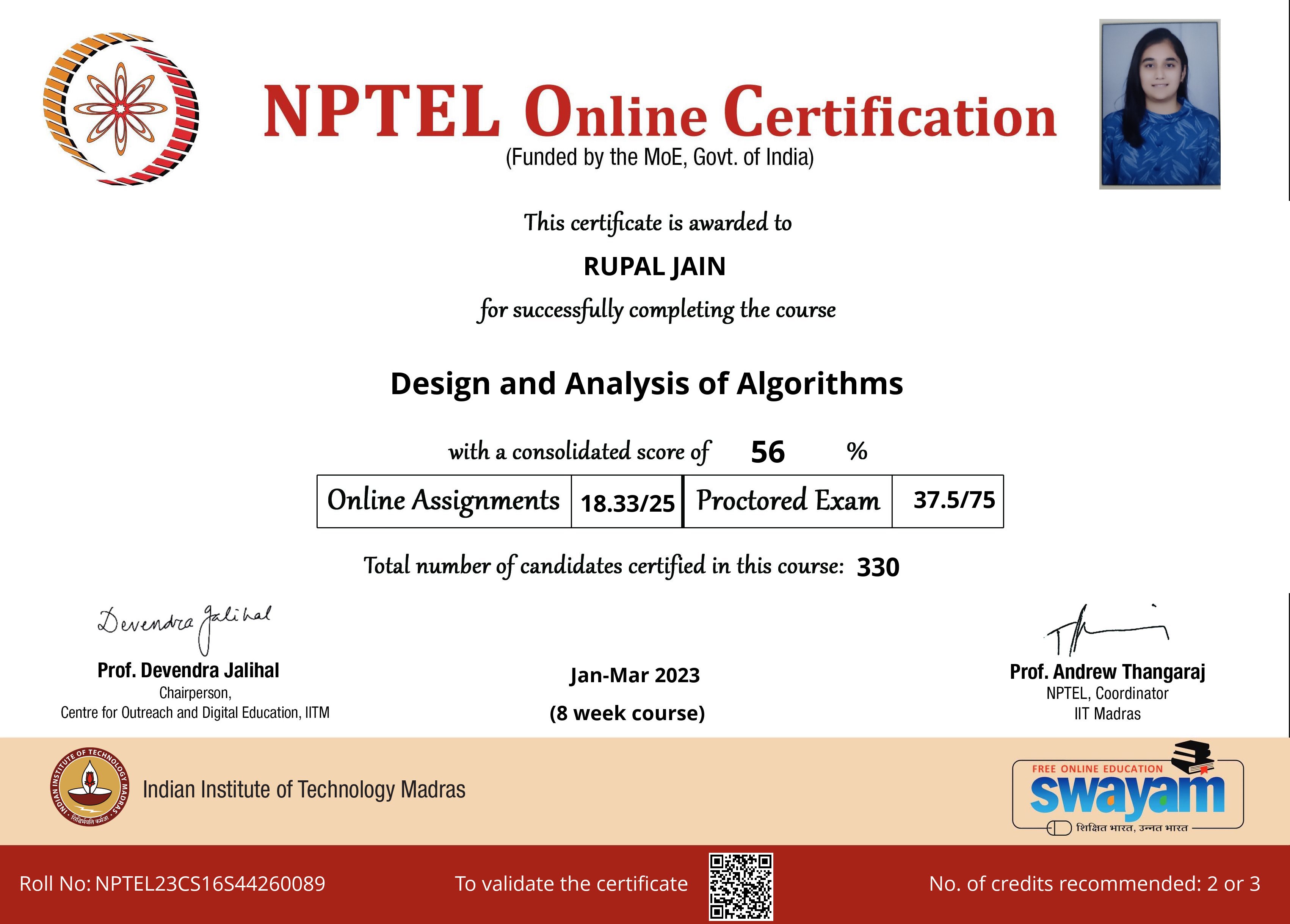 RUPAL JAIN - Data Science Undergrad | LinkedIn