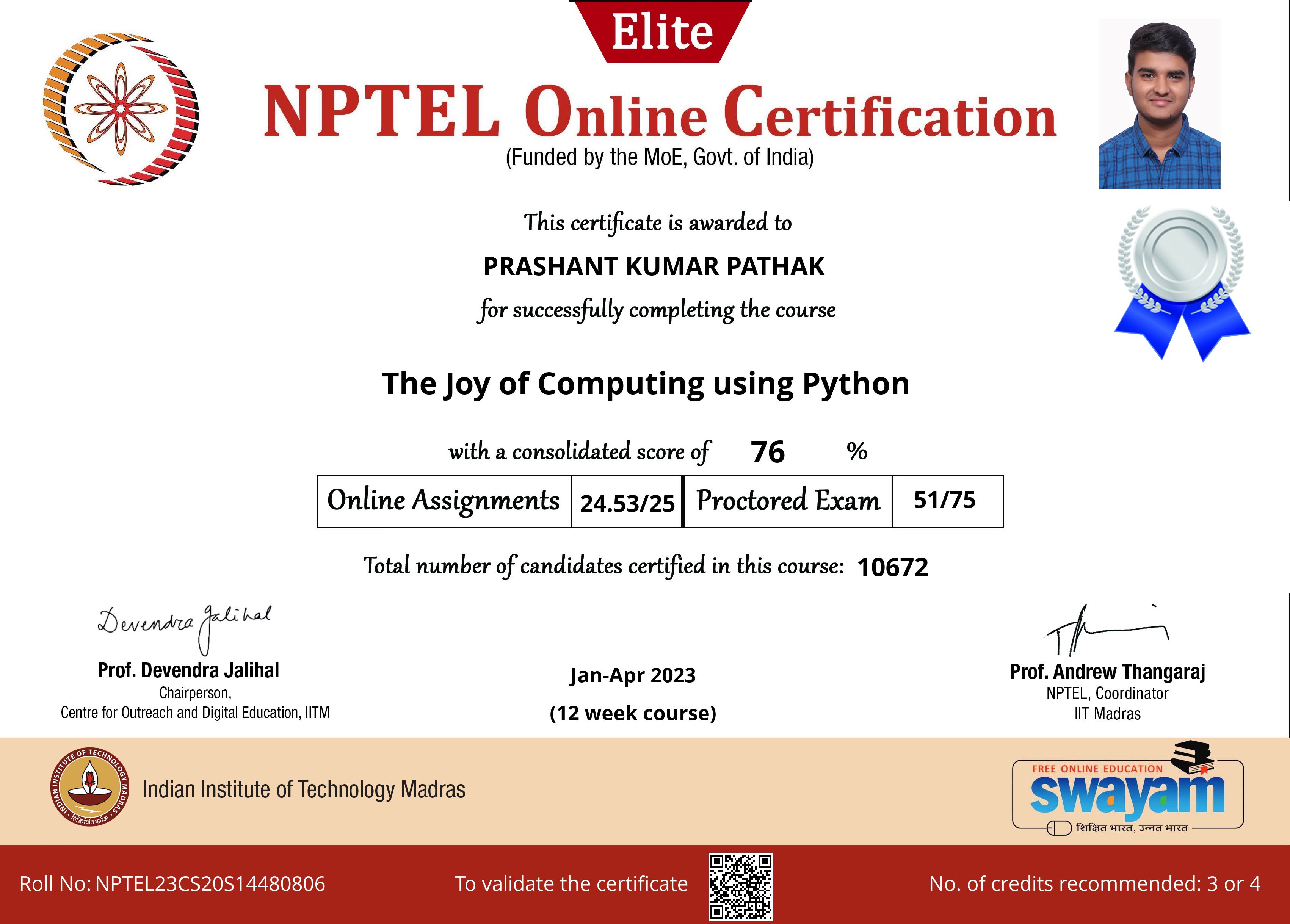 Prashant K. Pathak - Entry Level Computer Engineer | Web Developer ...