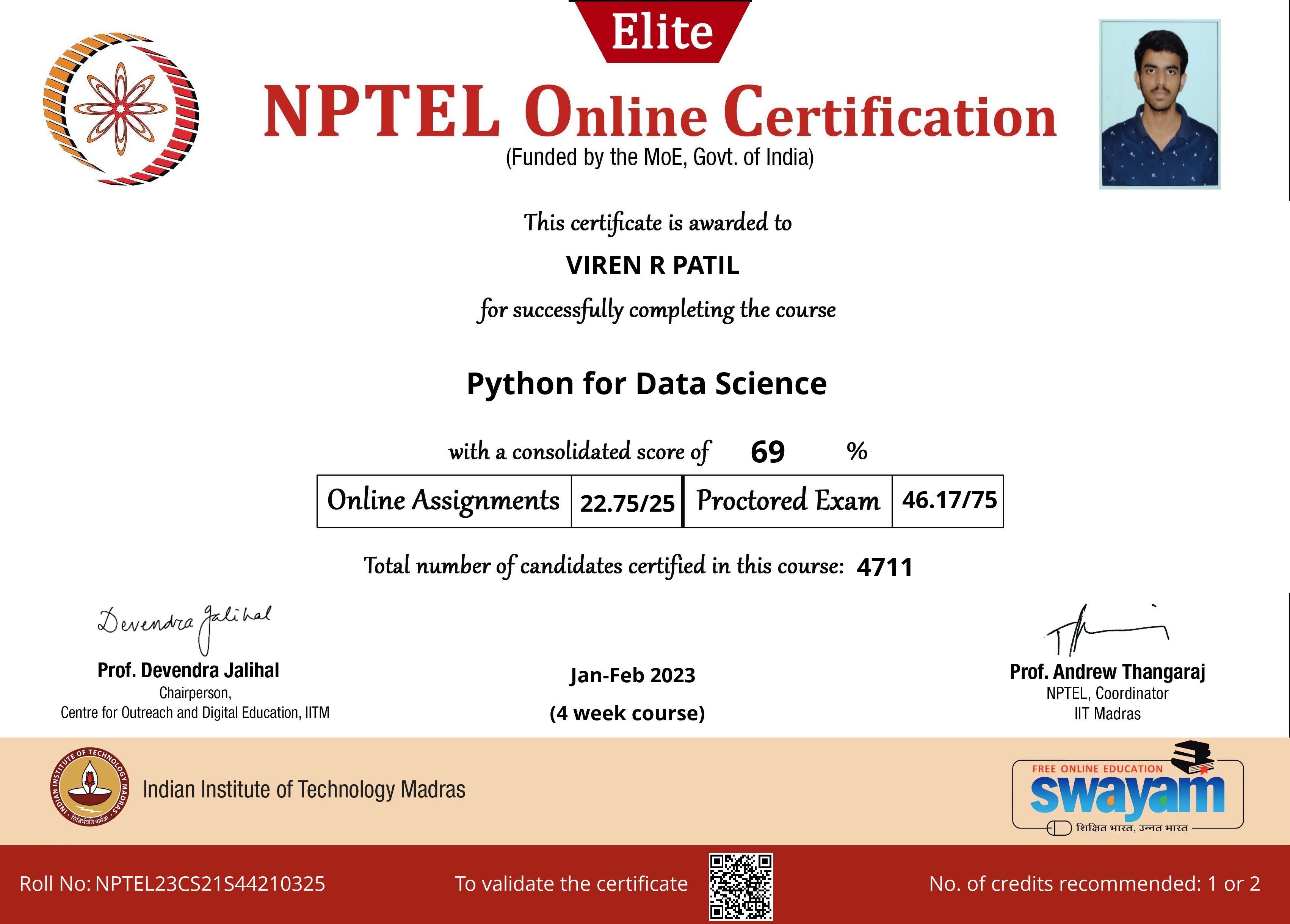 Viren Patil - Aspiring Software Engineer | Proficient in C++ & Python ...