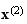 $\QTR{bf}{x}^{(2)}$