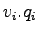 $ v_i.q_i$