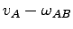 $ v_A-\omega_{AB}$