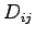 $ D_{ij}$