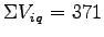 $ \Sigma V_{iq}=371$