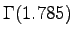 $ \Gamma(1.785)$