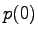 $\displaystyle p(0)$