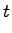 $\displaystyle t$