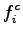 $\displaystyle f_i^c$