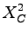$\displaystyle X^2_C$