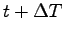 $ t+\Delta T$