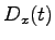 $ D_x(t)$