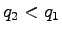 $ q_2 < q_1$