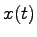 $\displaystyle x(t)$
