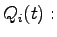 $ Q_i(t):$