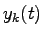 $ y_k(t)$