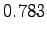 $\displaystyle 0.783$