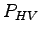 $ P_{HV}$