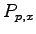 $ P_{p,x}$