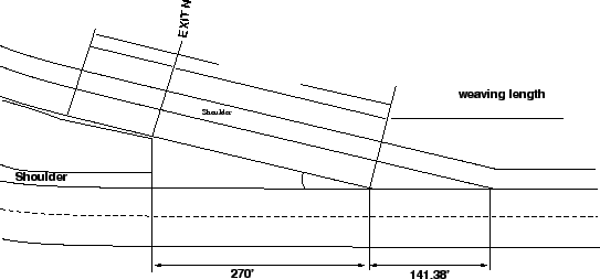 \includegraphics[width = 12 cm]{qflengthofdecelerationlane}
