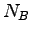 $ N_B$