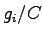 $ g_i /C$
