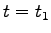 $ t = t_{1}$