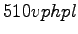 $ 510 vphpl$