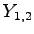 $\displaystyle Y_{1,2}$