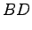 $\displaystyle BD$