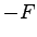 $ -F$