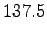 $\displaystyle 137.5$