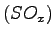 $ (SO_x)$