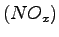 $ (NO_x)$