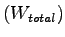 $ (W_{total})$