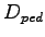 $ D_{ped}$