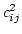 $c_{ij}^2$