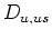 $D_{u,us}$