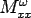 $M_{xx}^\omega$