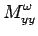 $\displaystyle M_{yy}^\omega$