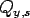 $Q_{y,s}$