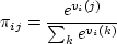 \begin{displaymath}v_A(j) = 0.5 \times \mbox{{\rm Shopping area of Zone} $j$\ {\...
...
m.}} - 0.23 \times \mbox{{\rm Distance to} $j$\ {\rm in km.}} \end{displaymath}